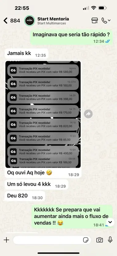 Print de resultado real 4 de aluno do Mapa 1K